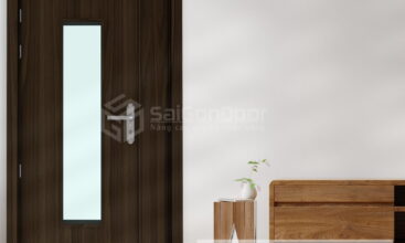 Cửa Gỗ Công Nghiệp MDF Laminate 2P1G1-SGD