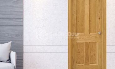 Cửa Gỗ Tự Nhiên 4A Sồi-GTN-SGD